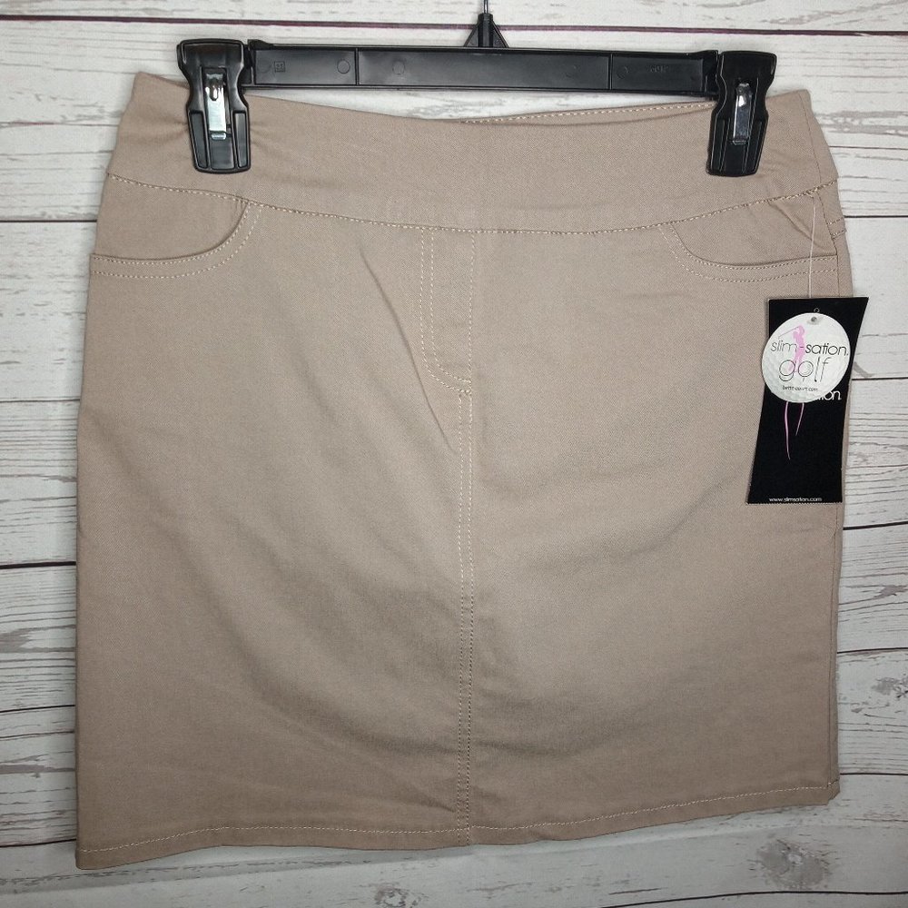SLIM SATION BY MULTIPLES WOMEN'S SZ 6 SKORT